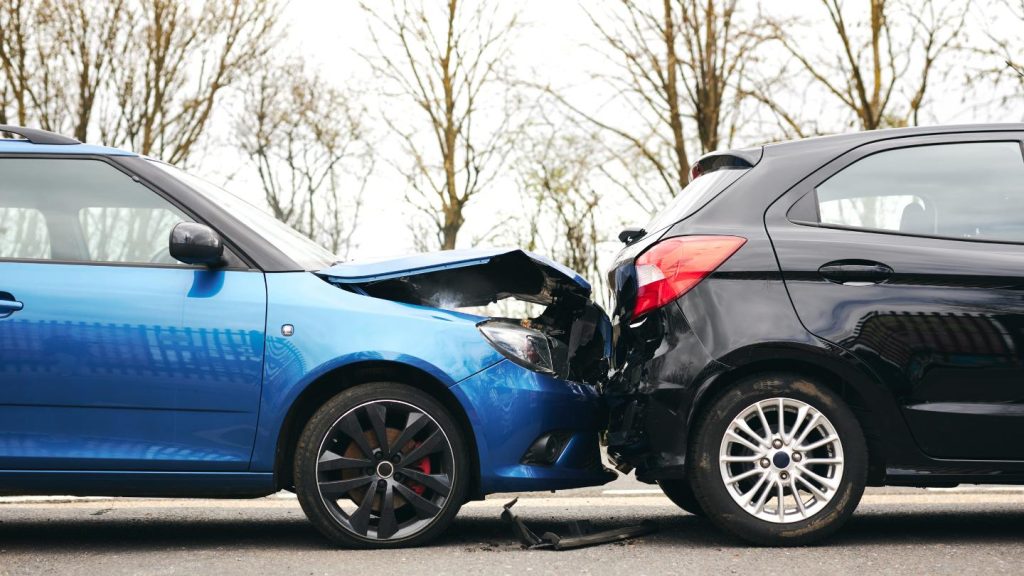 Collision Between Two Cars
