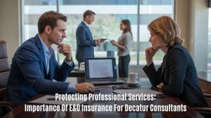Business Professionals Meeting About Insurance