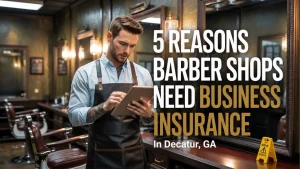 Barber Shop Owner Managing Business Operations