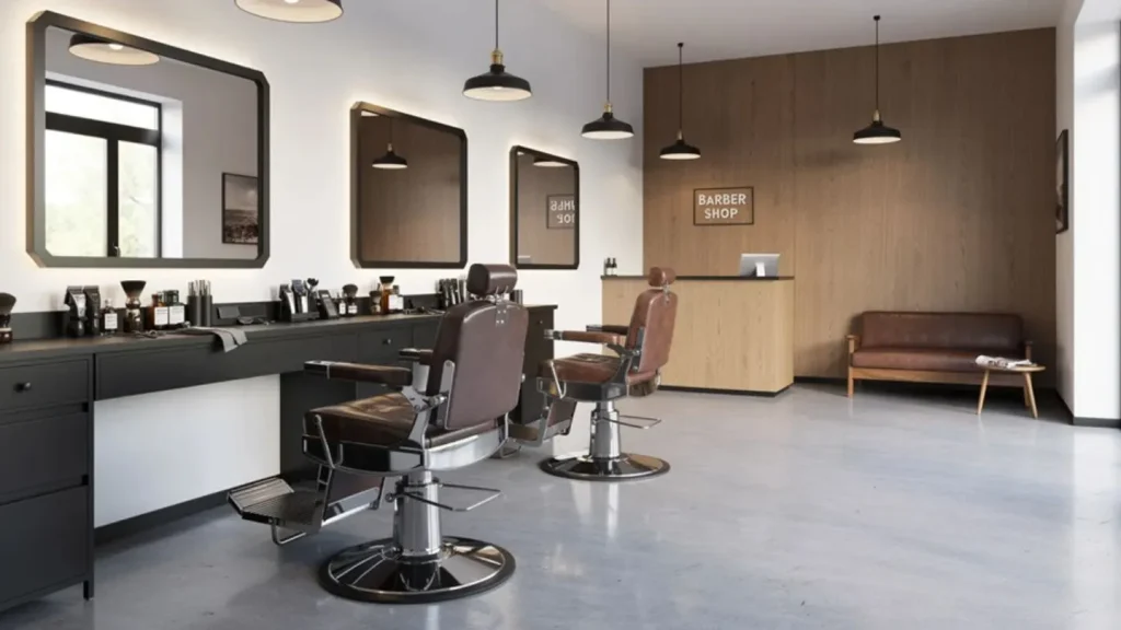 Clean and Spacious Barber Shop
