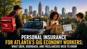 personal insurance for atlanta's gig economy workers: what uber, doordash, and freelancers need to know